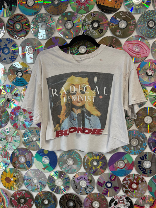 #5 - Blondie Radical Feminist Crop Top - XL