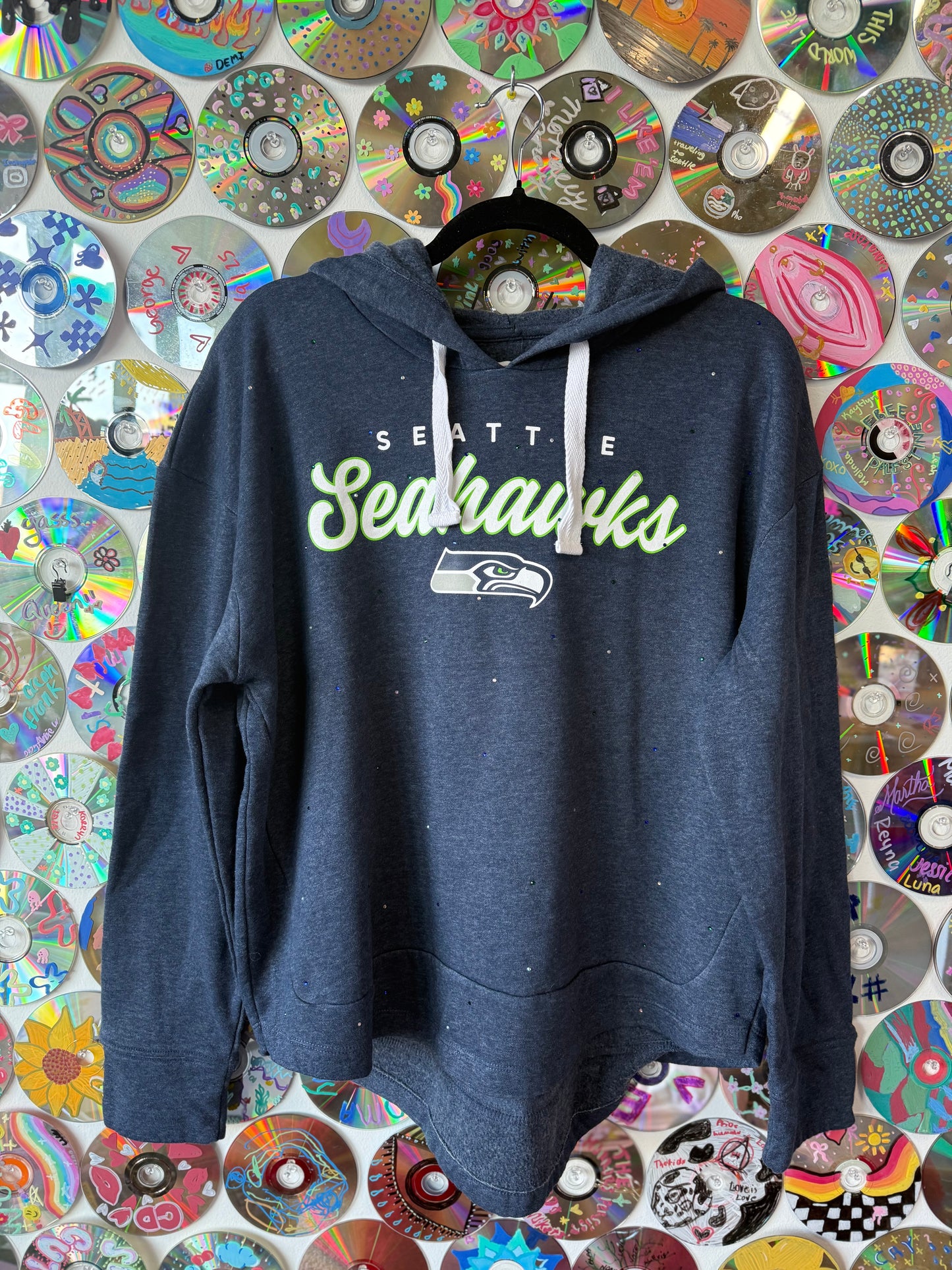 #19 - Starlit Seattle Seahawks hoodie - XL