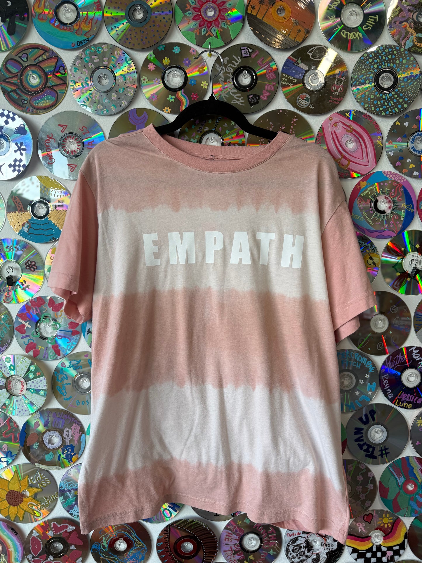 #18 - Empath Pink Bleach tye-dye t-shirt - M
