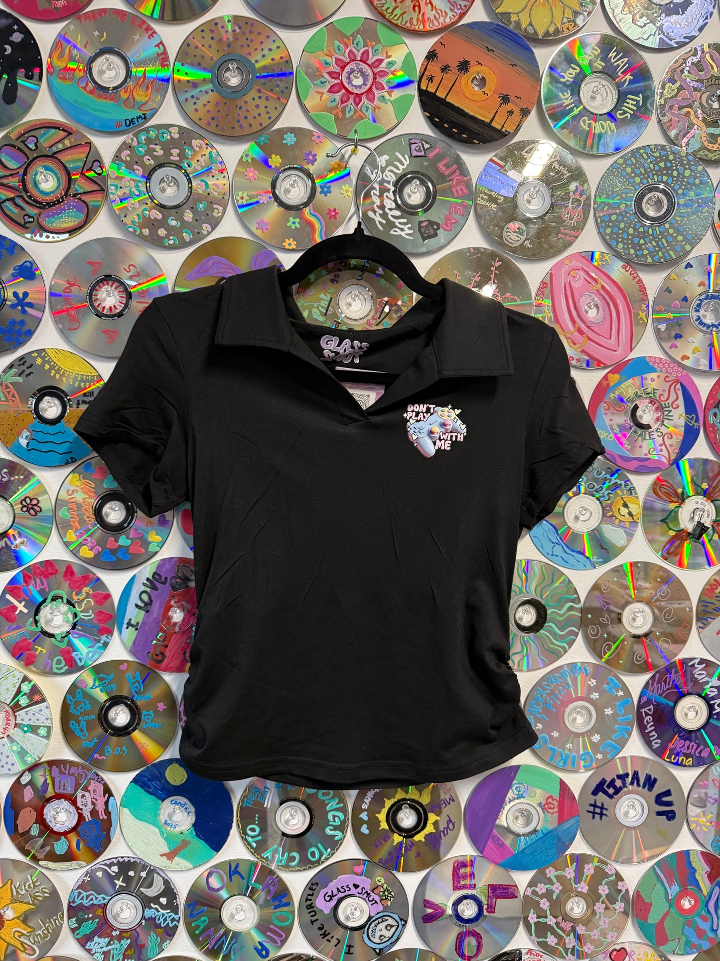 #29 - Don't Play With Me Cropped Polo - XS