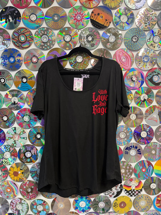 #28 -  With Love and Rage Sleep Shirt - 2XL