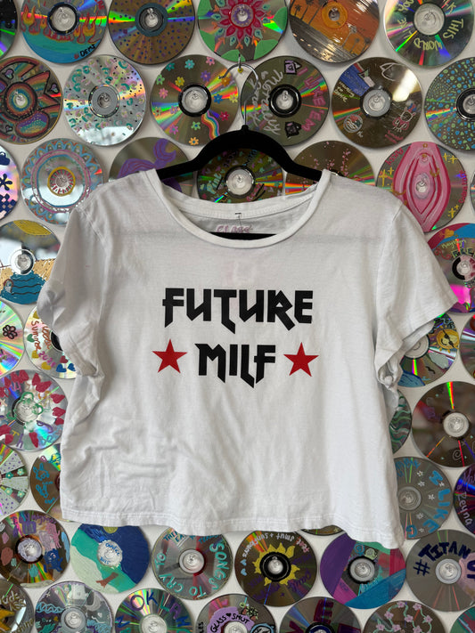 #56 - Future Milf Crop T-shirt - L