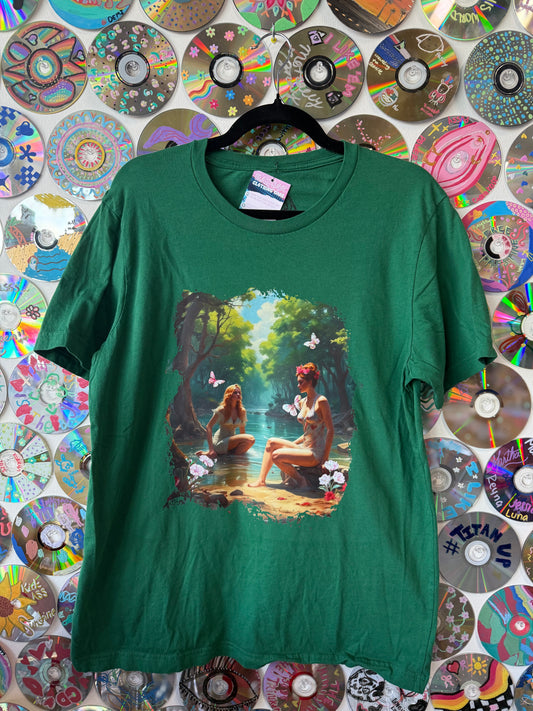 #95 - The Garden Green T-shirt - L