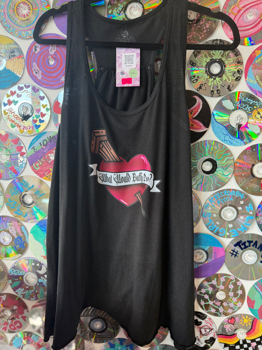 #101 - What Would Buffy Do? Tank top - 3XL