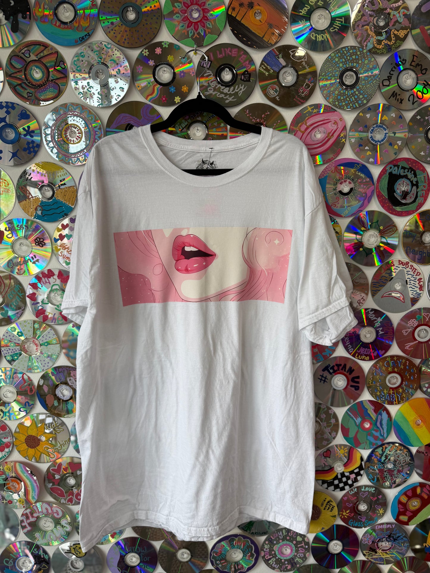 #119 - Sigh White T-shirt - 3XL