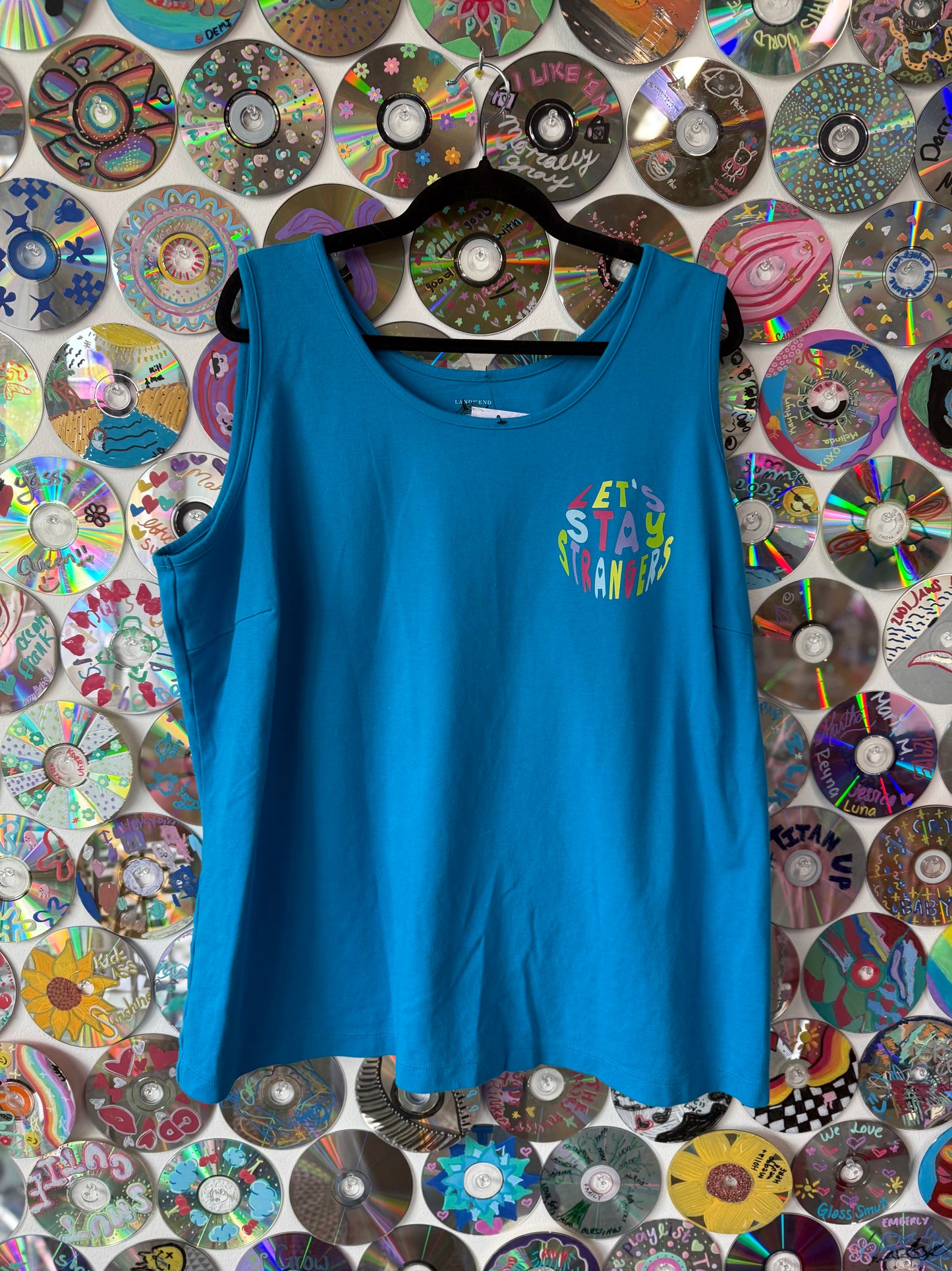 #114 - Let's Stay Strangers Tank Top - 3XL
