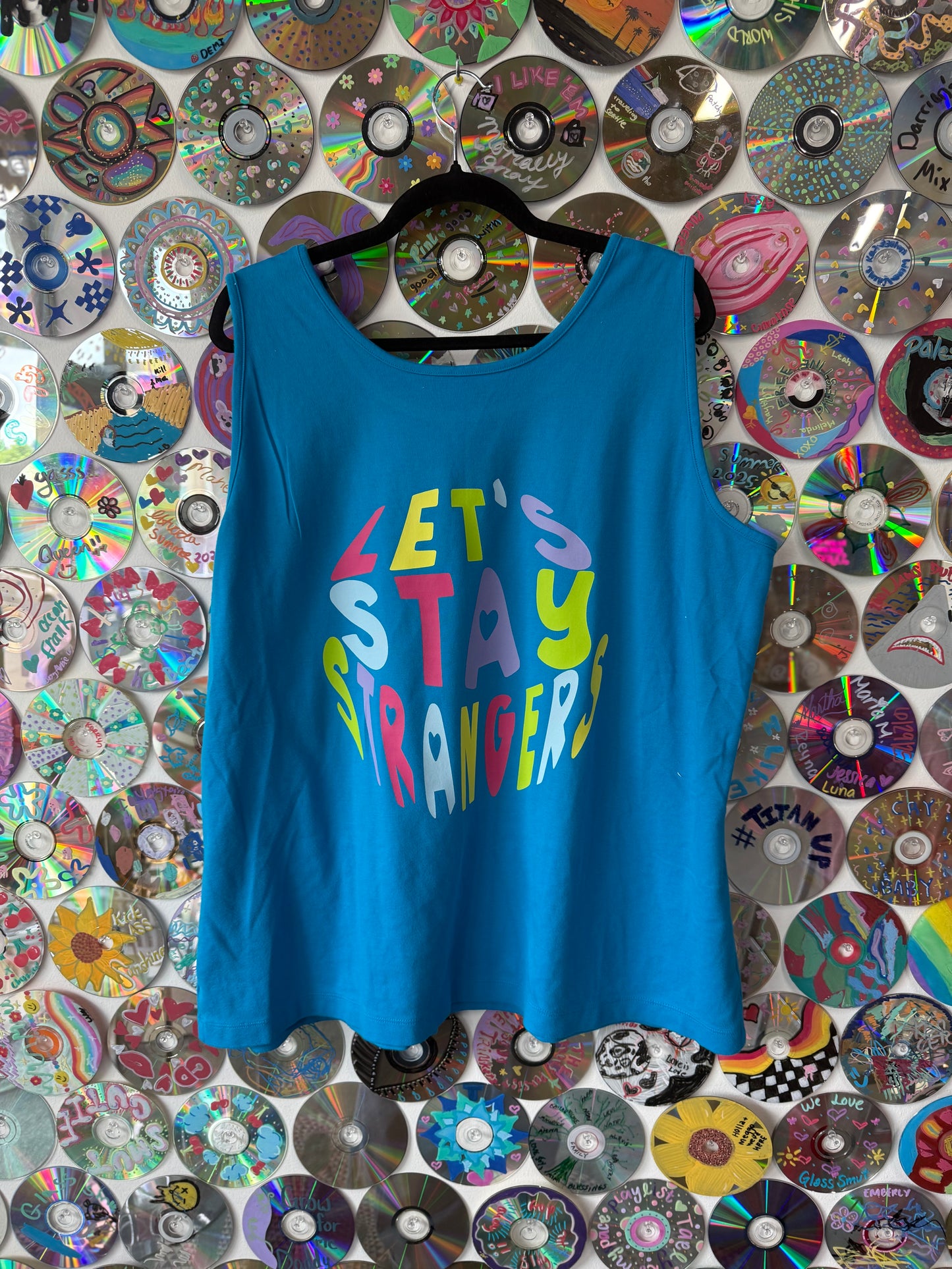 #114 - Let's Stay Strangers Tank Top - 3XL