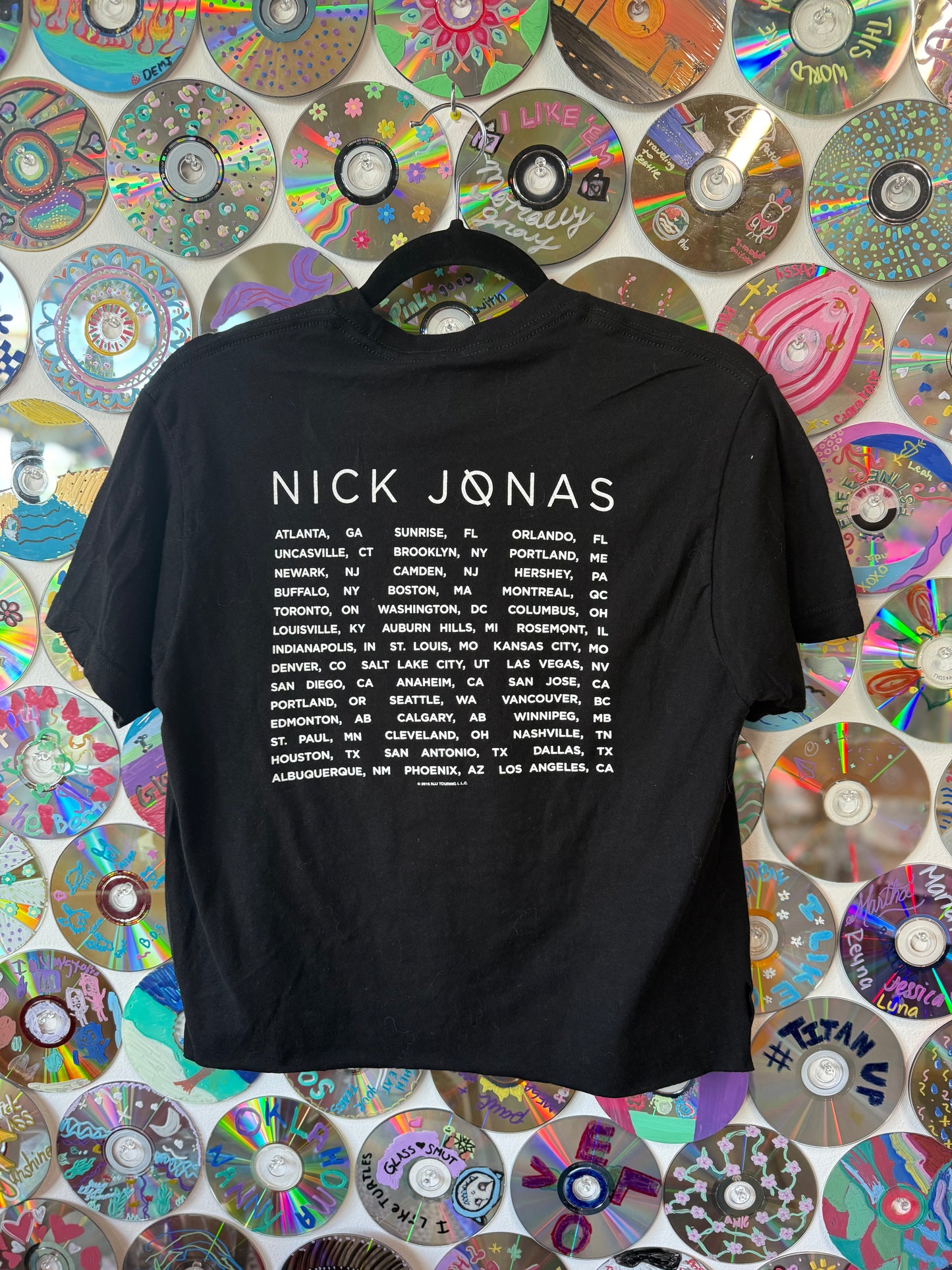 #131 - Bedazzled Nick Jonas Official 2016 Tour T-Shirt