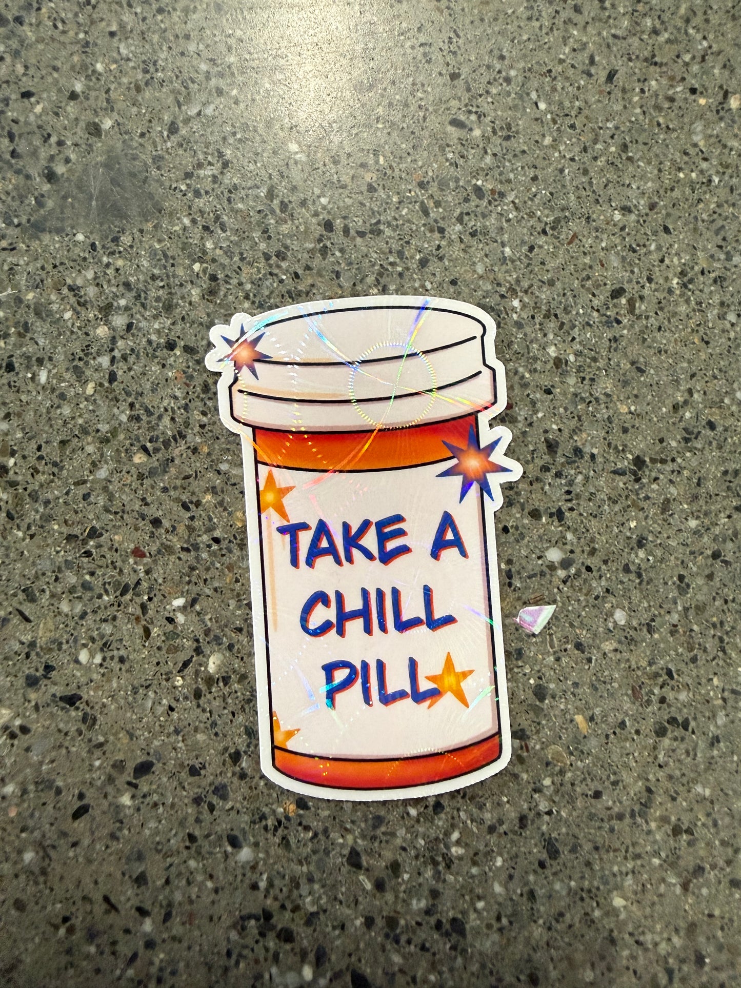 Chill Pill Sticker - F14