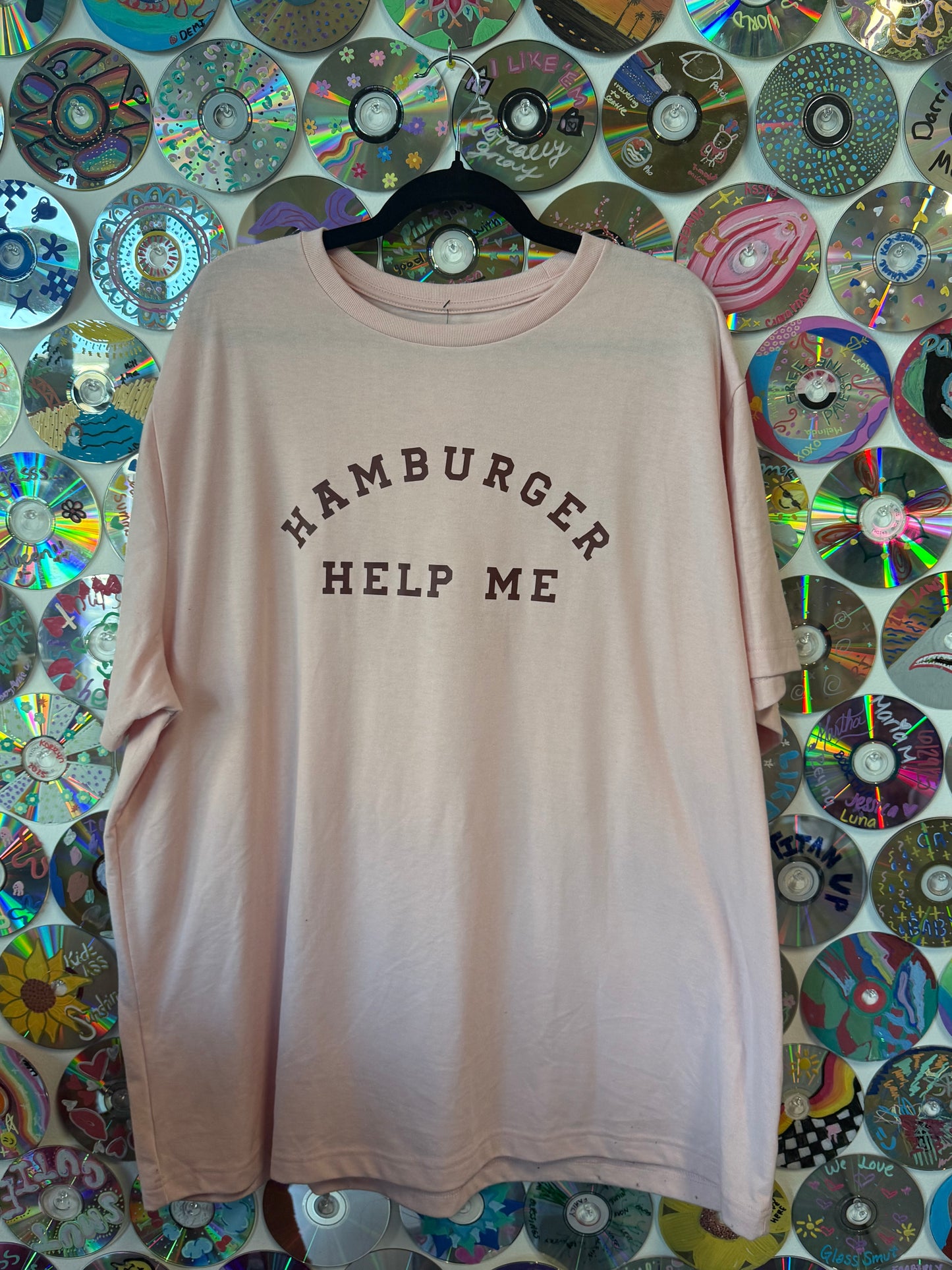 #150 - Hamburger Help Me t-shirt - 3XL
