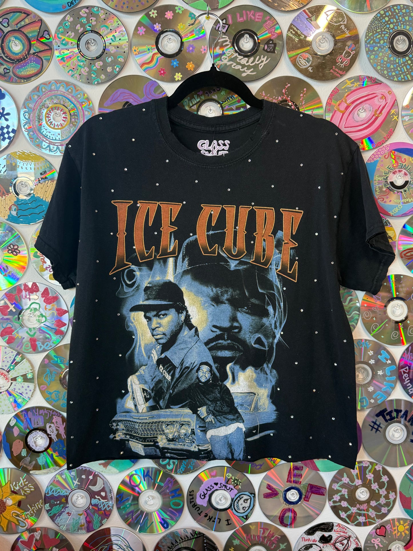 #147 - Ice Cube Bedazzled t-shirt - L