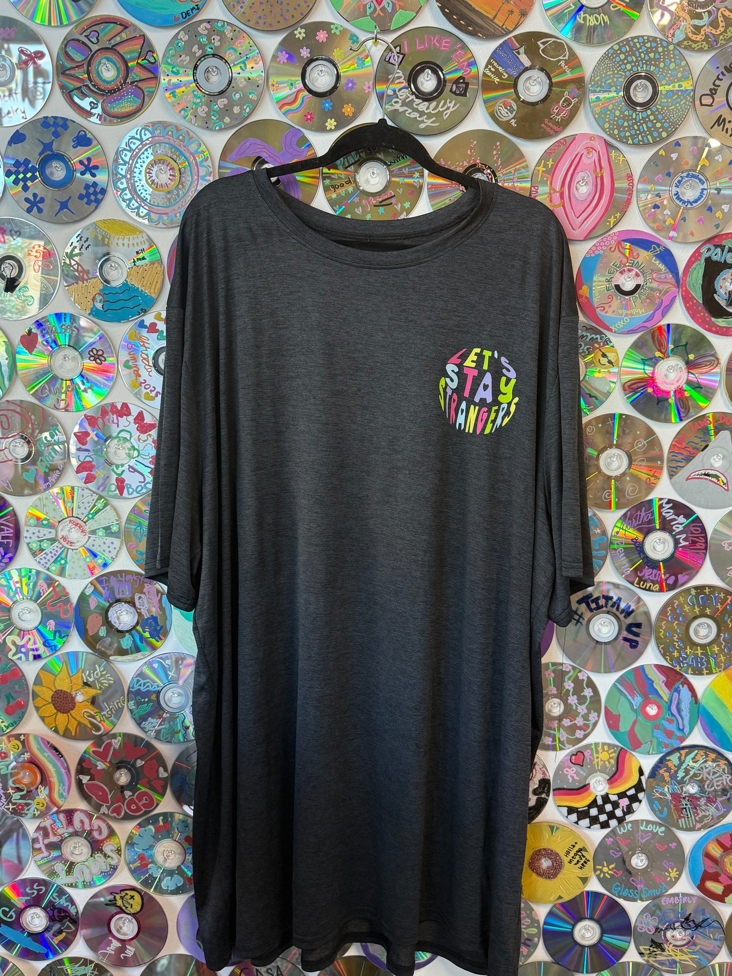 #157 - Lets Stay Strangers Big and Tall t-shirt - 4XL