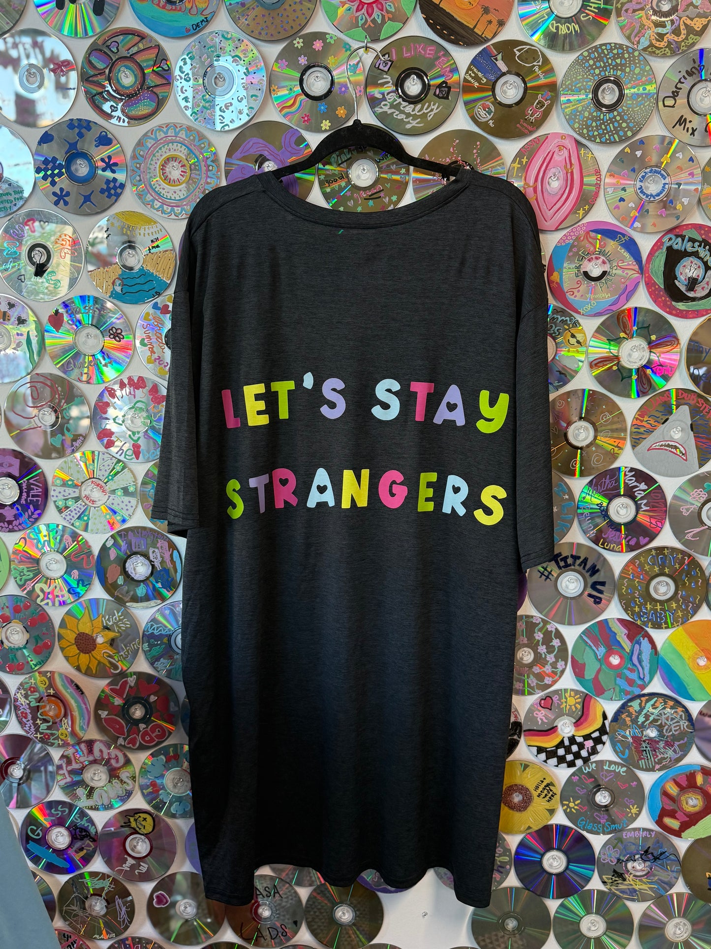 #157 - Lets Stay Strangers Big and Tall t-shirt - 4XL
