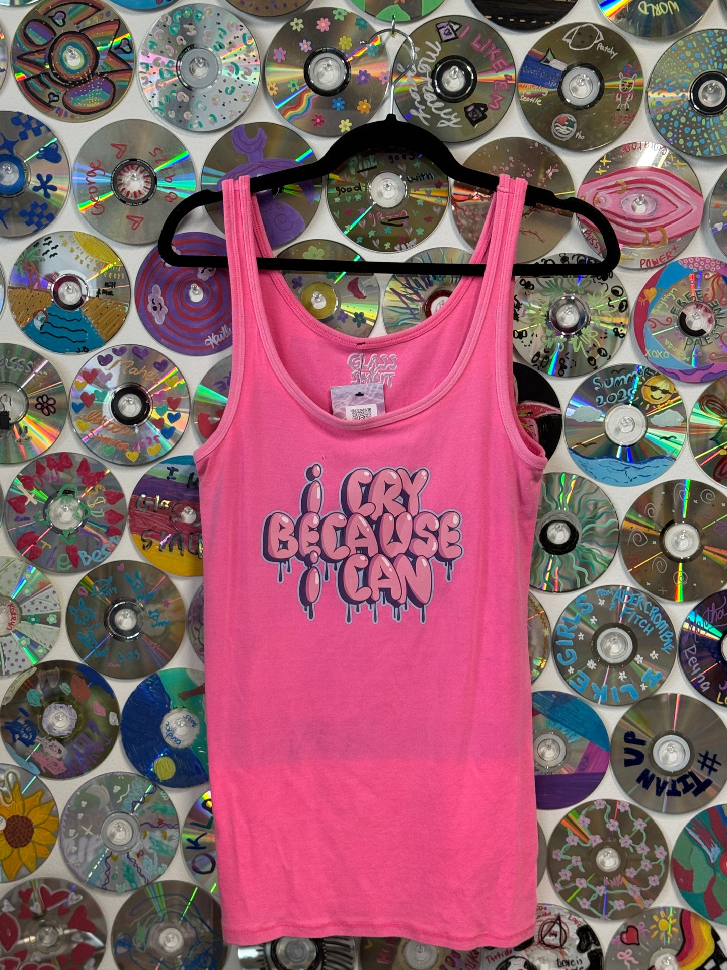 #920 - I Cry Because I Can Tanktop - XL