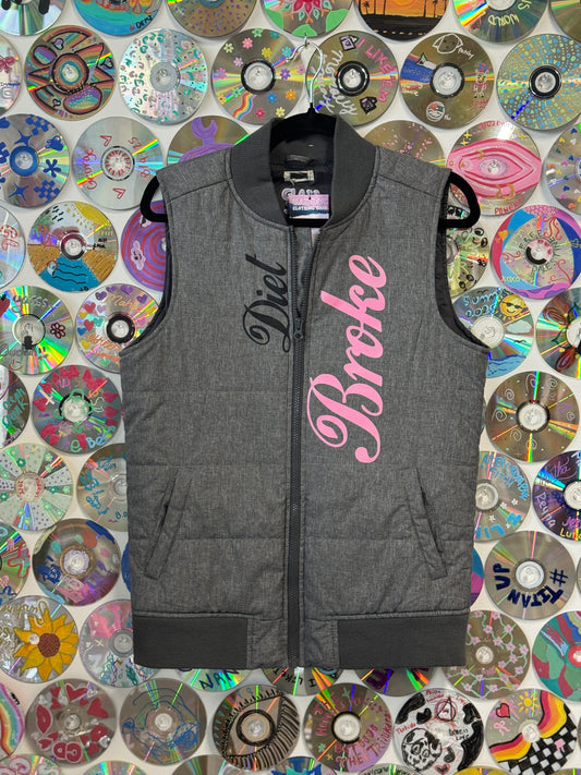 #927 - Diet Broke Slim Puff Vest - S