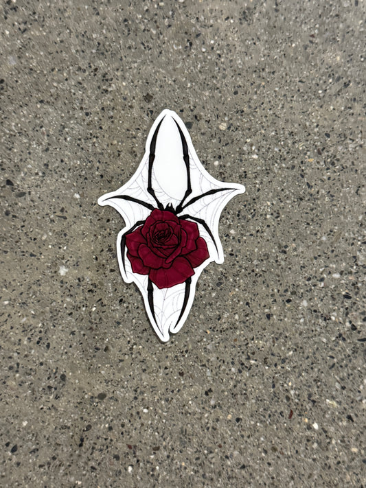 Rose Spider Sticker - DR8