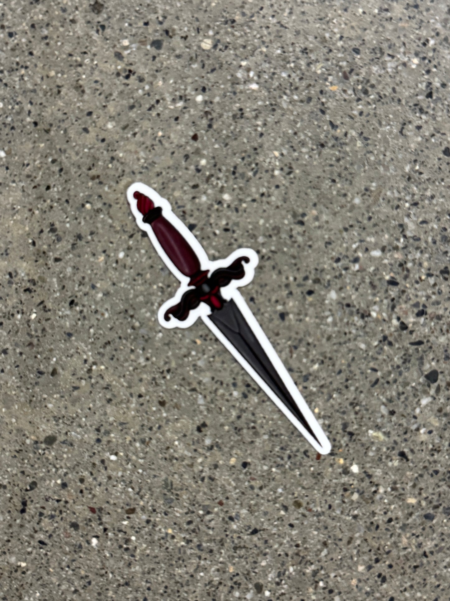 Dark Romance Dagger Sticker - DR4