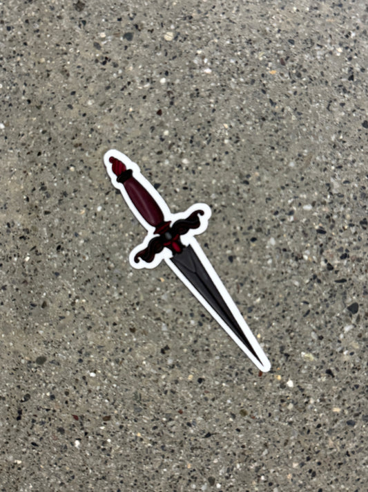Dark Romance Dagger Sticker - DR4
