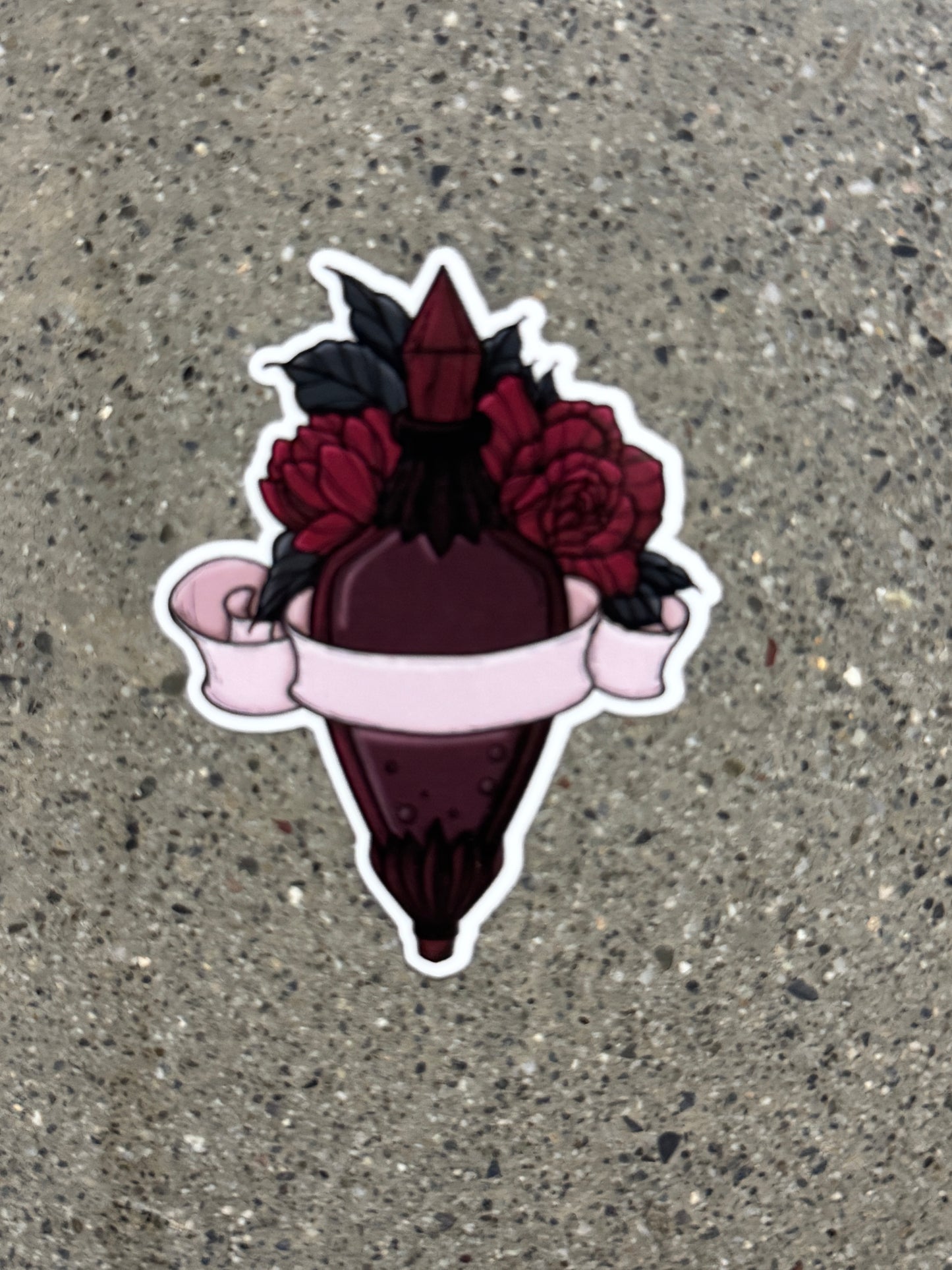 Potion and Roses Sticker - DR2