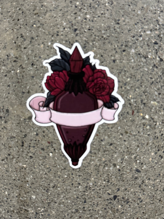 Potion and Roses Sticker - DR2