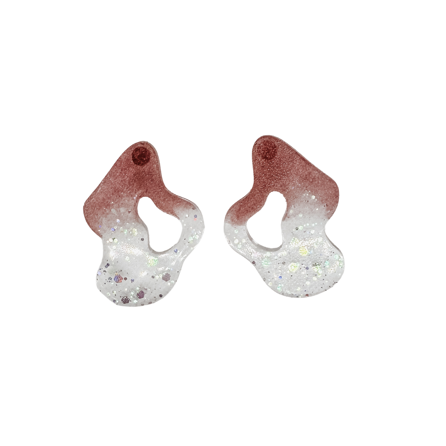 Strawberry Jelly Glitter Earring Collection