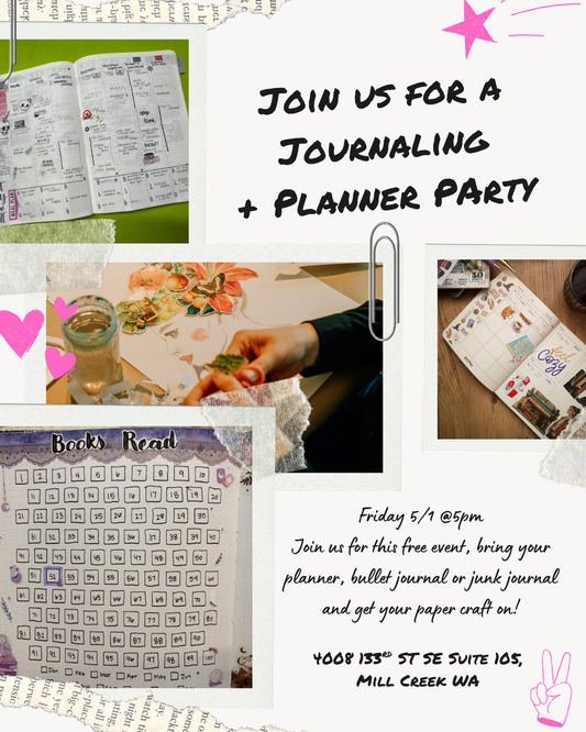 5/1 Planner and Junk Journal Party 5pm