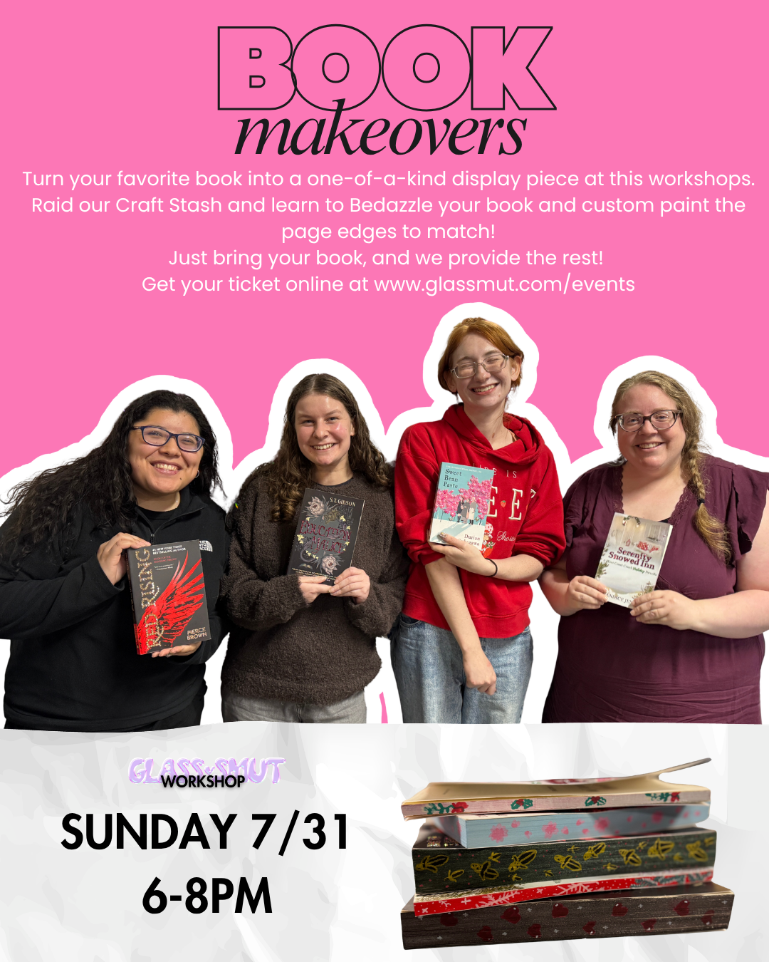 7/31 Book Makeover Workshop 6-8pm