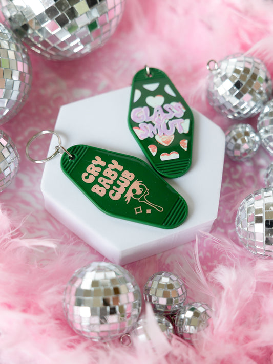 Cry Baby Club Motel Keychains