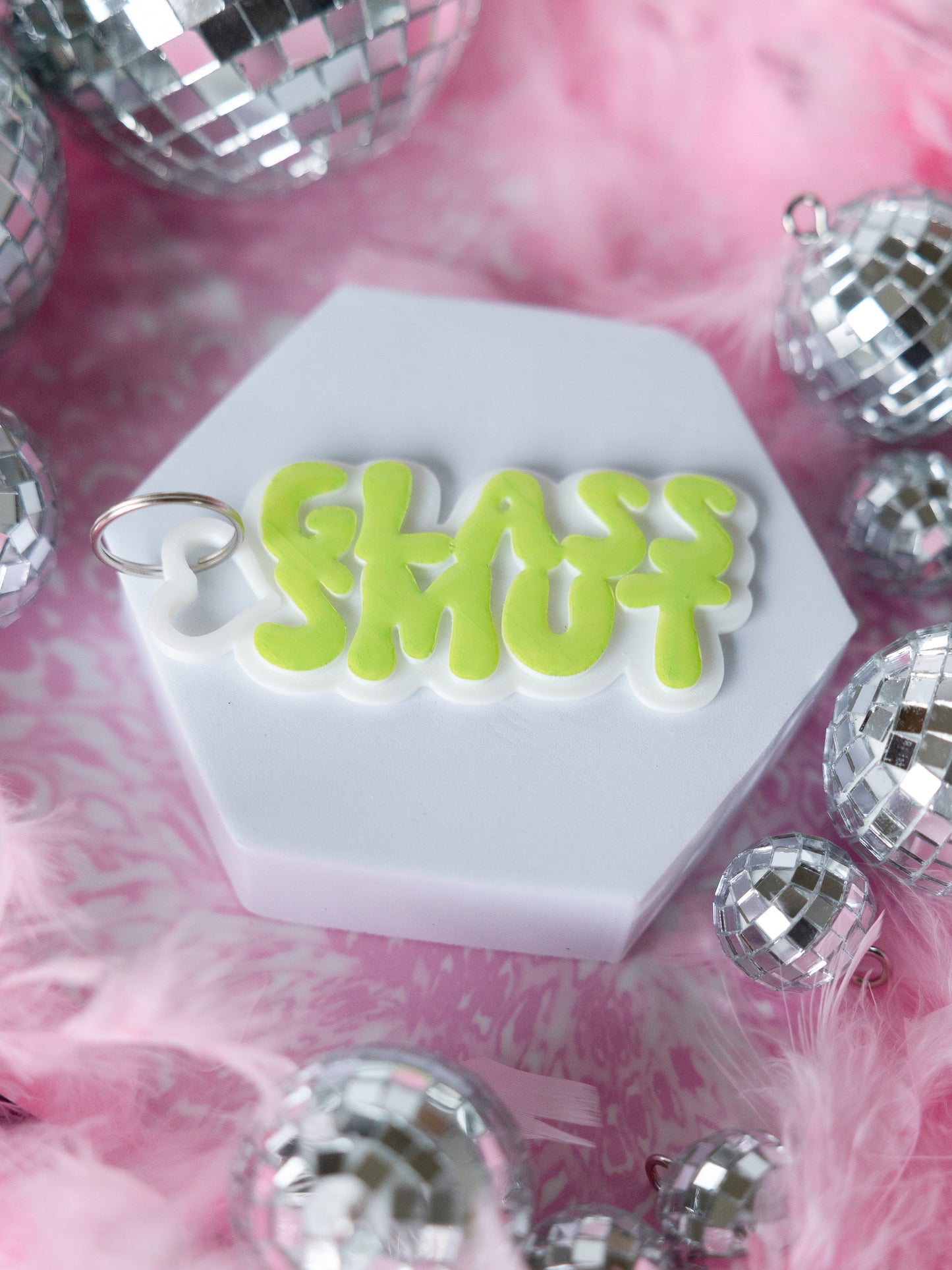 GlassSmut Bubble Keychain