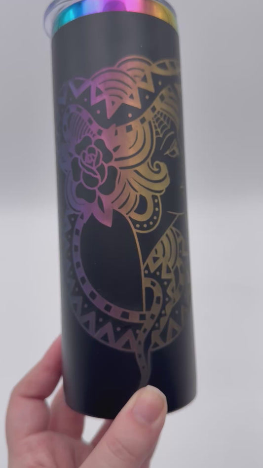 #995 - Black Magic Woman 20 oz Coffee Tumbler